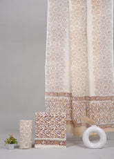 Exclusive Hand Block Cotton Suit With Cotton Dupatta